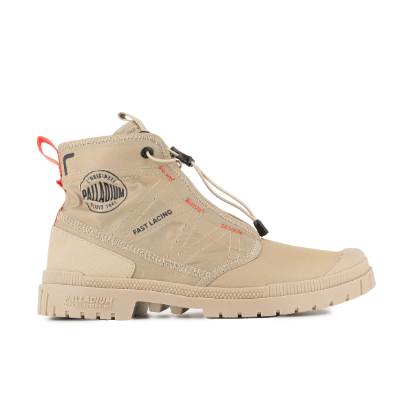 Palladium SP20 Travel Hi boot in Desert - side view