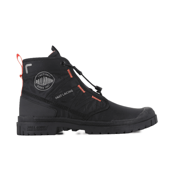 Palladium SP20 Travel Hi boot in Black - side view