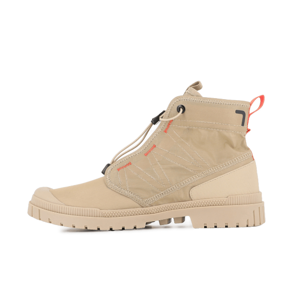 Palladium SP20 Travel Hi boot in Desert - opposite side view