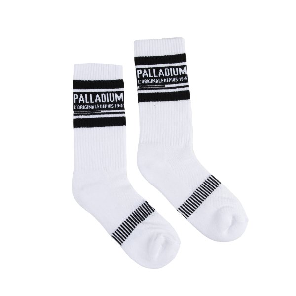 PALLADIUM STRIPE SOCKS- White