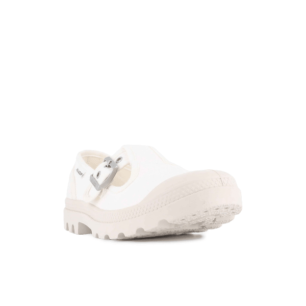 Pampa Mary-Jane Washed - Soft White