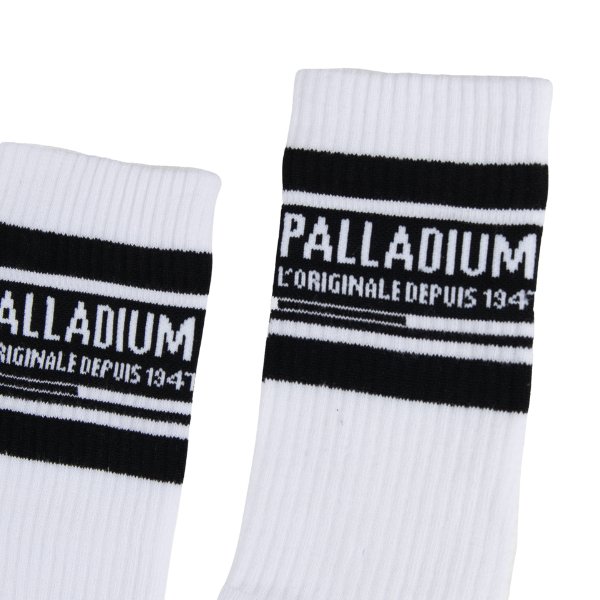 PALLADIUM STRIPE SOCKS- White