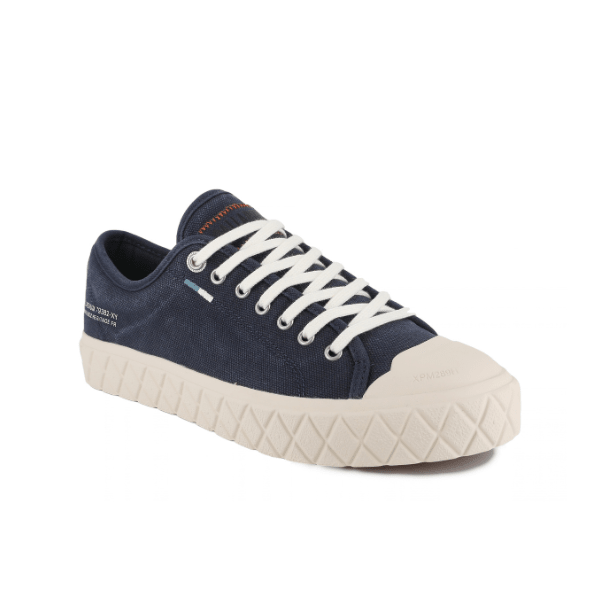 Palla Ace Washed Canvas Low-Top Sneaker - Mood Indigo