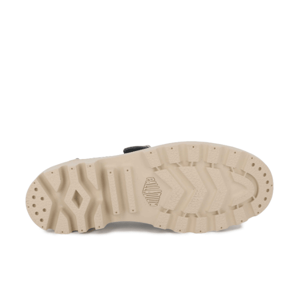 Palladium Pampa Mary-Jane Washed Vintage Indigo – outsole view showing Palladium lug pattern and grip