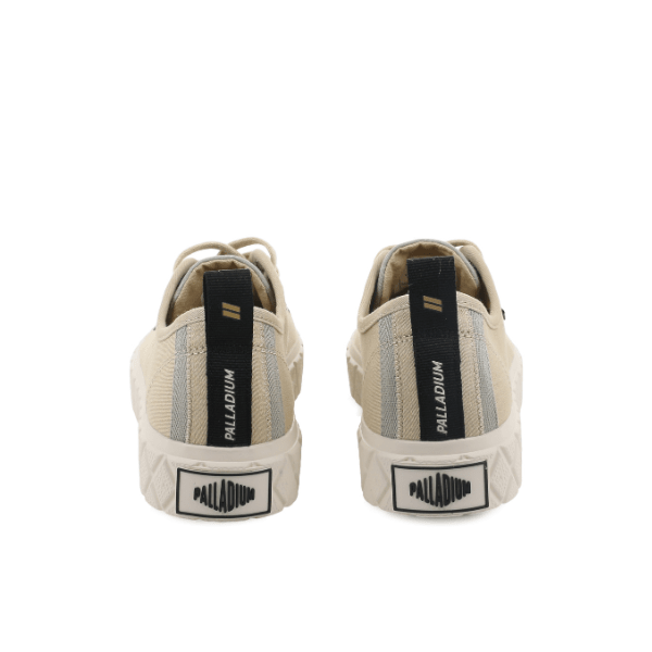 Palladium Palla Ace HTG Supply Mojave Desert sneakers - back view pair showing Palladium branding and heel tab