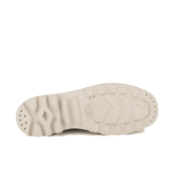 Palladium Pampa Detroit Zip Safari Sahara – outsole view showing Palladium lug pattern and all-terrain grip