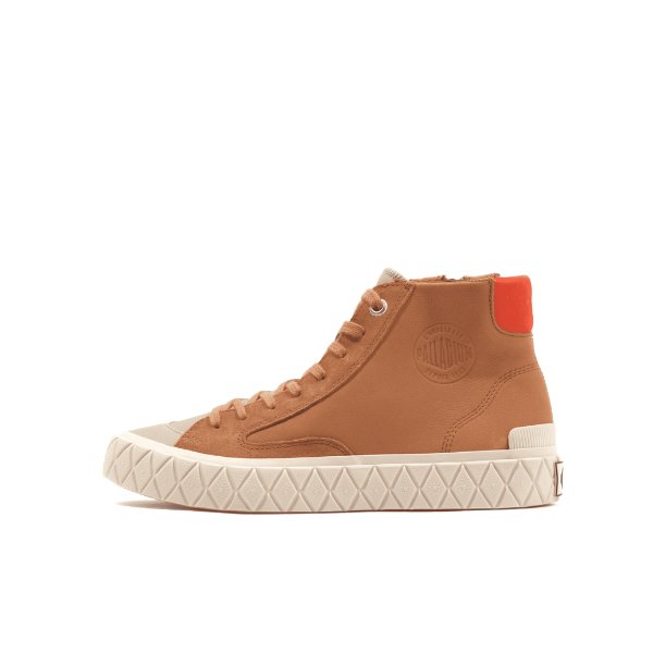 PALLA ACE CHUKKA SUEDE - Brown / Firecracker