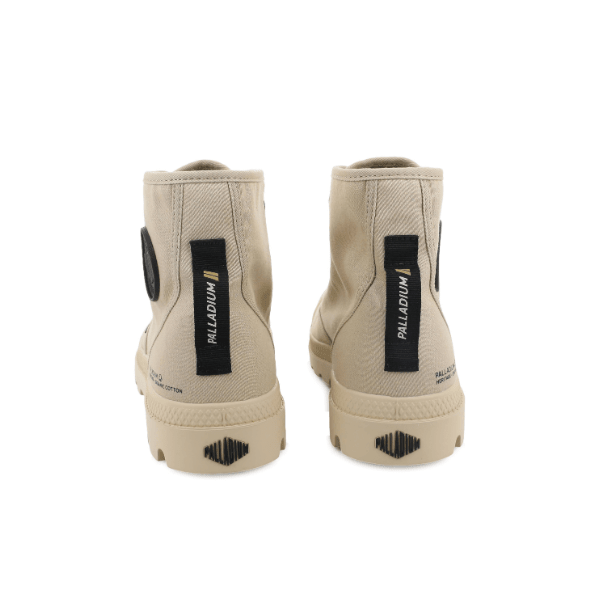Palladium Pampa Hi HTG Supply Mojave Desert Boots - Rear View Showing Palladium Branding