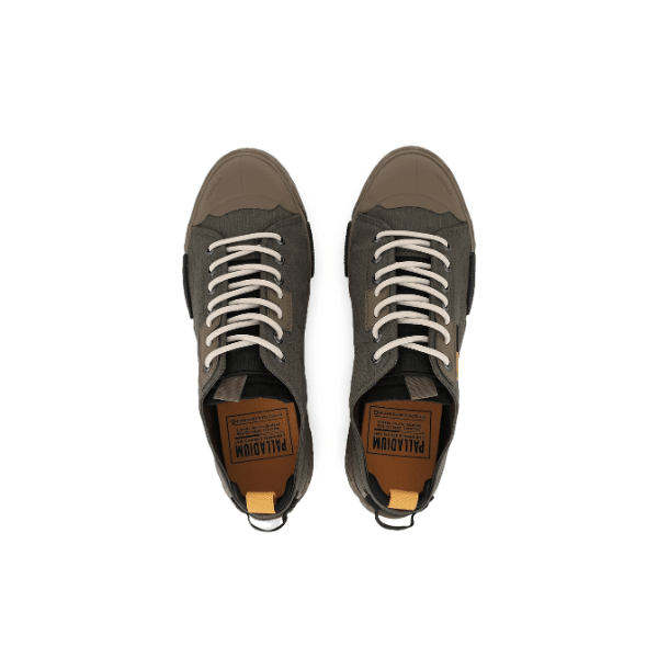Palladium Ace City Shell Sneaker Pair - Olive Night Green Top View