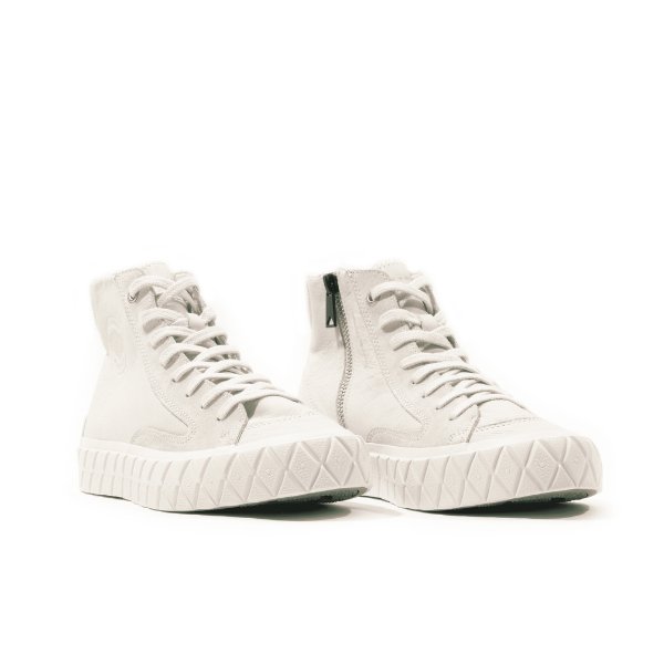 PALLA ACE CHUKKA SUEDE - CREAM