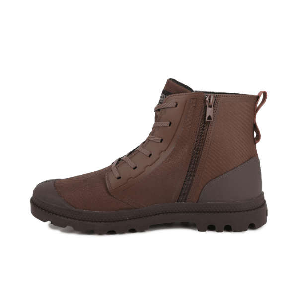Palladium Pampa Hi Care Zip Boot - Bark Brown (Hi-Top) – photo 4 of 6