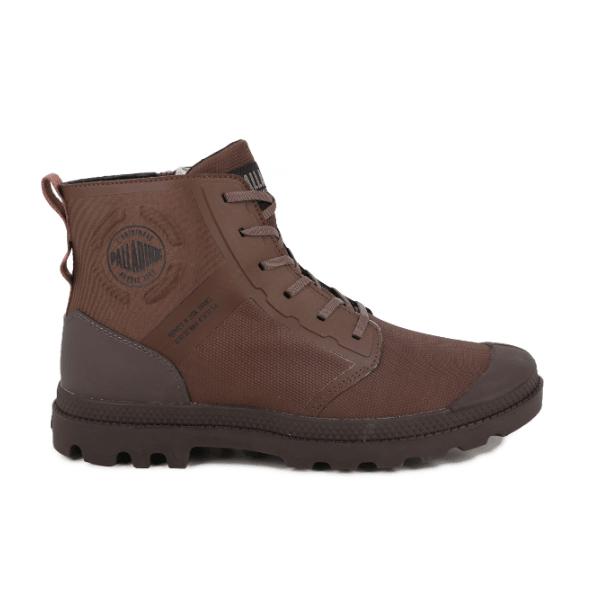 Palladium Pampa Hi Care Zip Boot - Bark Brown (Hi-Top) – photo 1 of 6