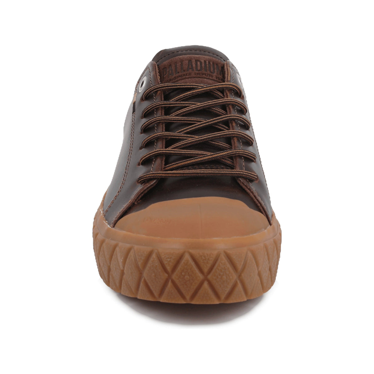Palladium Palla Ace Lo Leather Low-Top Sneaker - Burnt Brown – photo 3 of 6