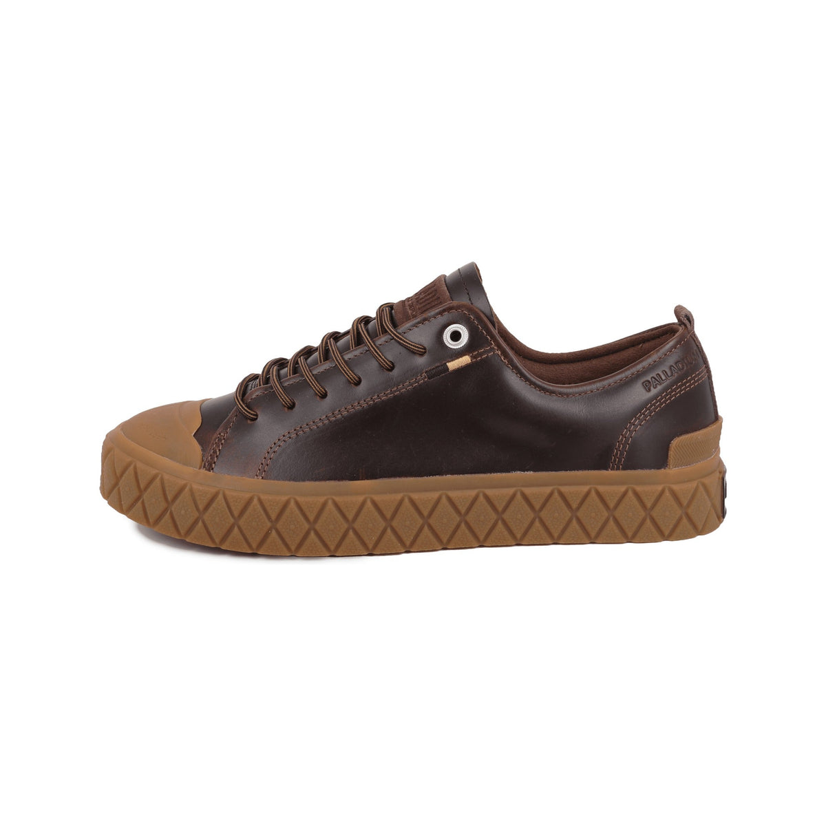 Palladium Palla Ace Lo Leather Low-Top Sneaker - Burnt Brown – photo 6 of 6