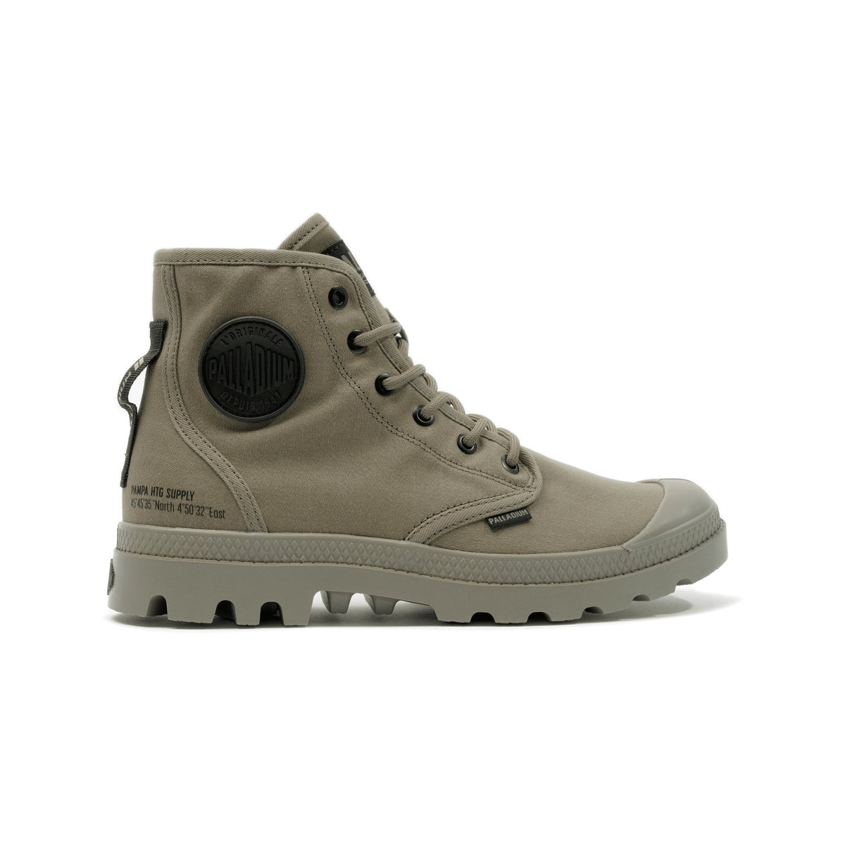 Palladium Pampa Hi HTG Supply Canvas Boot - Dusky Green – photo 1 of 6