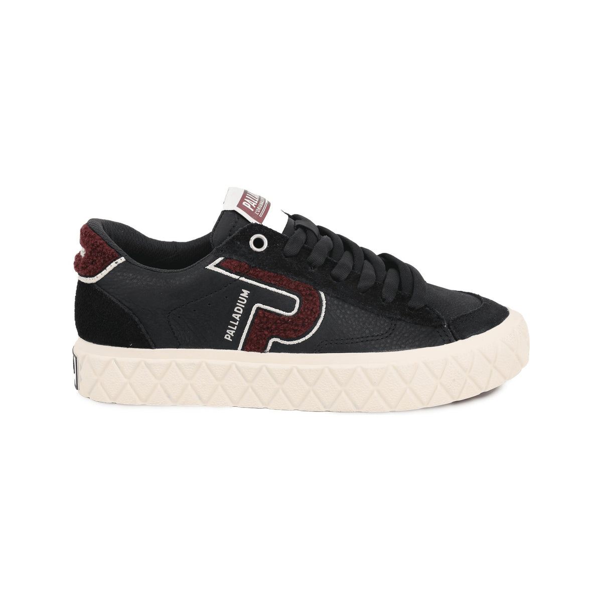 Palladium Ace Lo Mix Leather Low-Top Sneaker - Black – photo 1 of 6