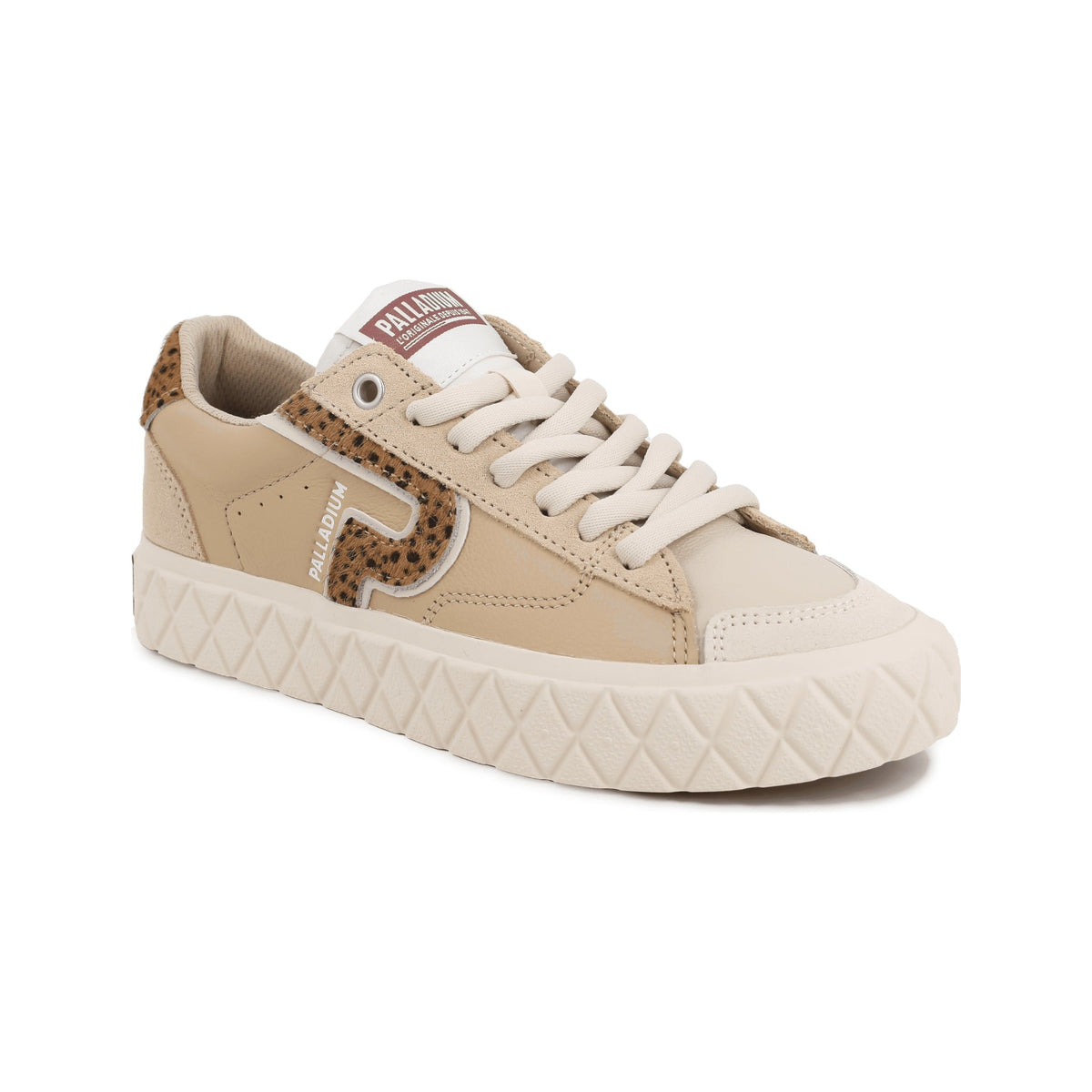 Palladium Ace Lo Mix Leather Low-Top Sneaker - Irish Brown – photo 2 of 7