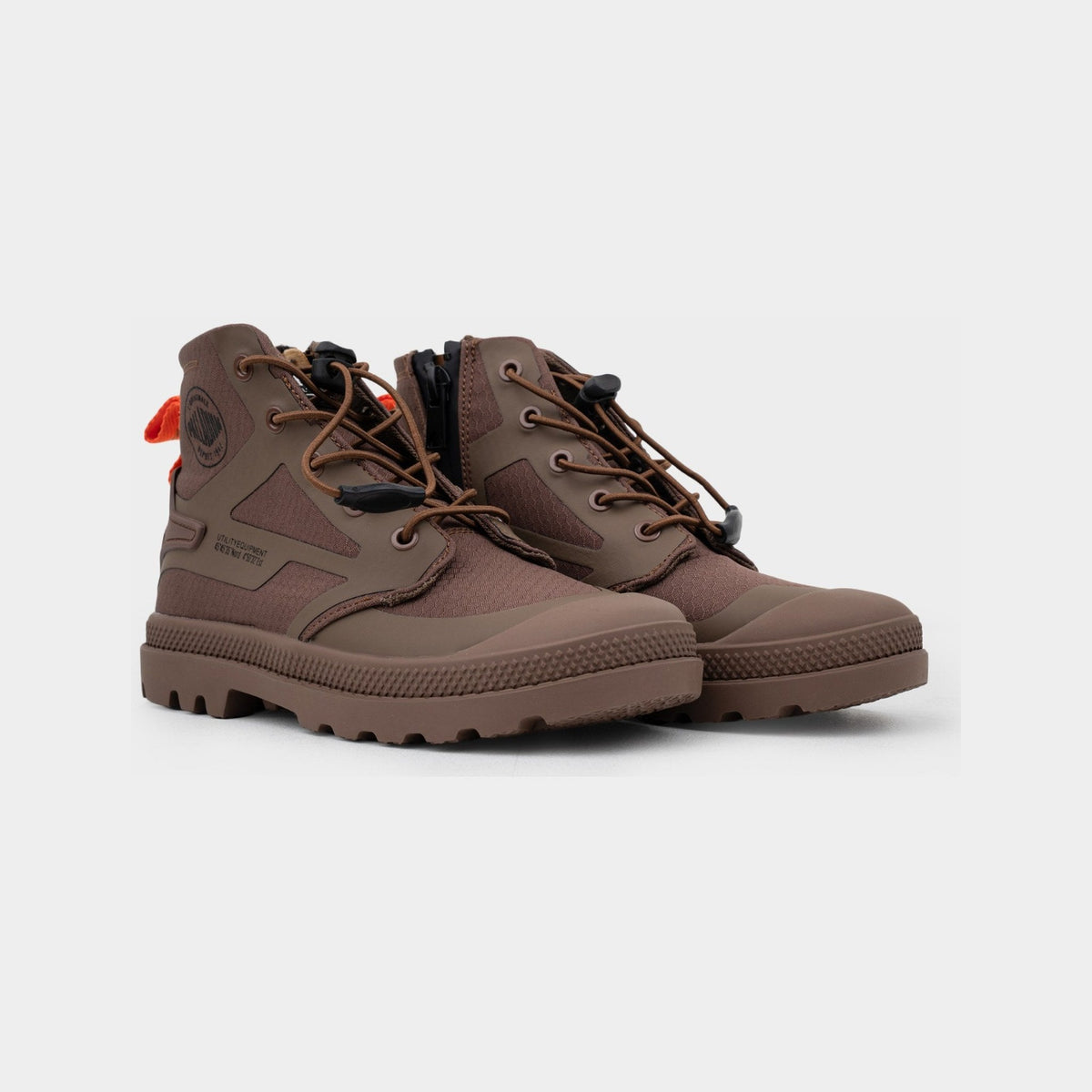 Palladium Pampa Kids Nylon Hi-Top Boot - Brown (Kids') – photo 5 of 5