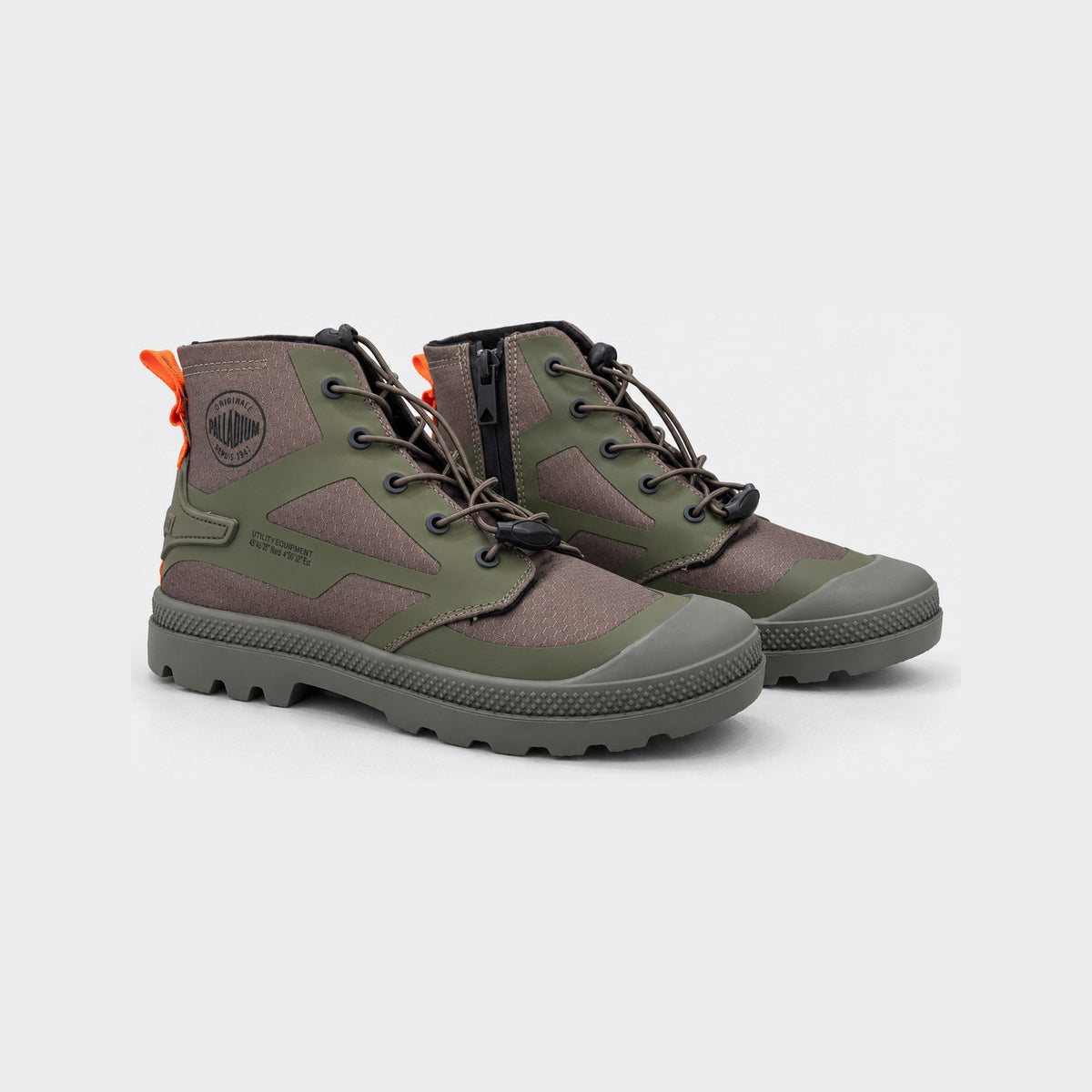 Palladium Pampa Kids Nylon Hi-Top Boot - Olive Night (Kids') – photo 4 of 4
