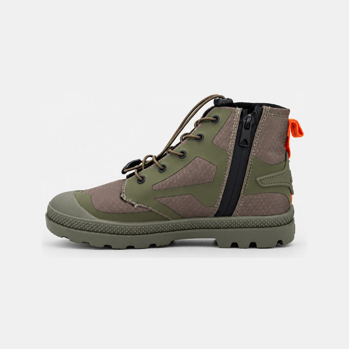 Palladium Pampa Kids Nylon Hi-Top Boot - Olive Night (Kids') – photo 3 of 4