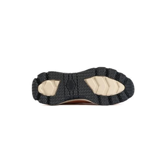 Palladium Thunder Lo Golden Ochre sneaker outsole - urban tech rubber sole with multi-directional grip and cream base, code 08851