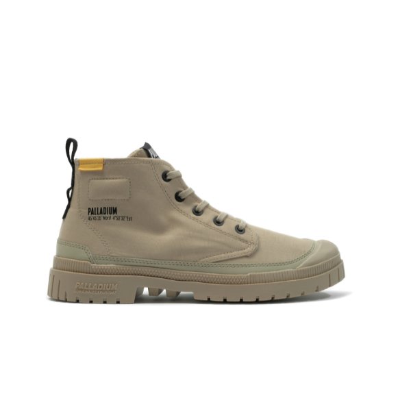 Beige palladium boots online