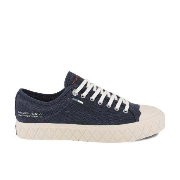 Palla Ace Washed Canvas Low-Top Sneaker - Mood Indigo