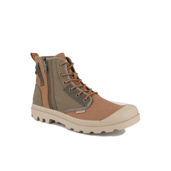 PAMPA DETROIT ZIP SU - Dusky Green / Deer Brown