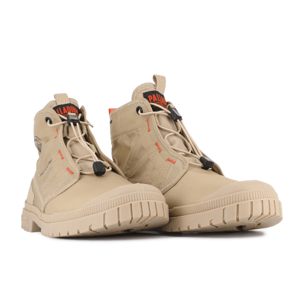 Palladium SP20 Travel Hi boots in Desert - pair view