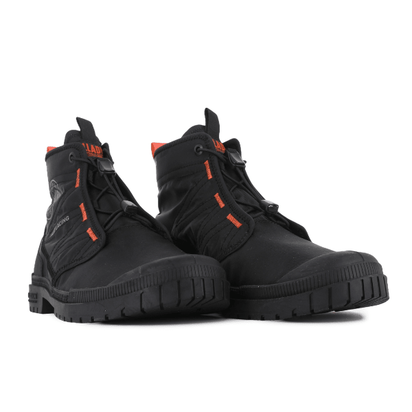 Palladium SP20 Travel Hi boots in Black - pair view