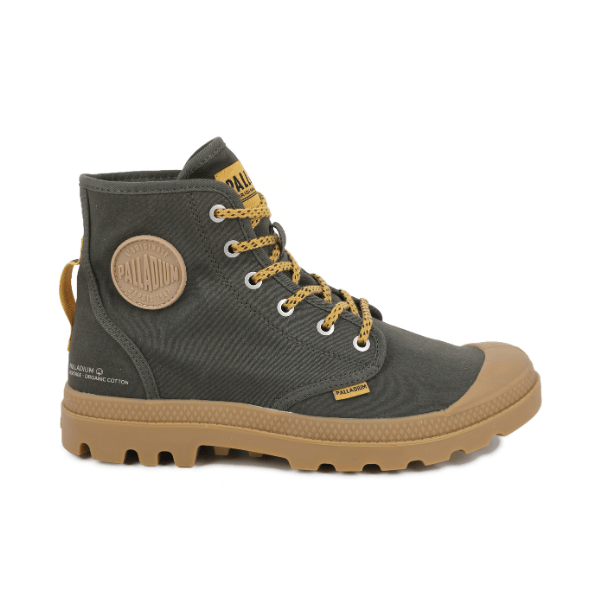 Palladium Pampa Hi HTG Gum Canvas Boot - Olive Night (Hi-Top) – photo 1 of 7