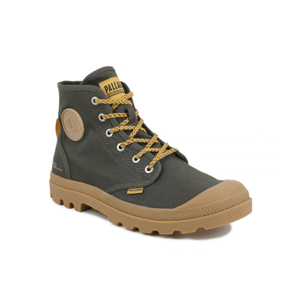 Palladium Pampa Hi HTG Gum Canvas Boot - Olive Night (Hi-Top) – photo 2 of 7