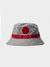 Reversible Bucket Hat - Grey/Red